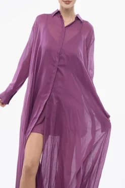 Discount Vestito Chemise In Cotone Donna Vestiti