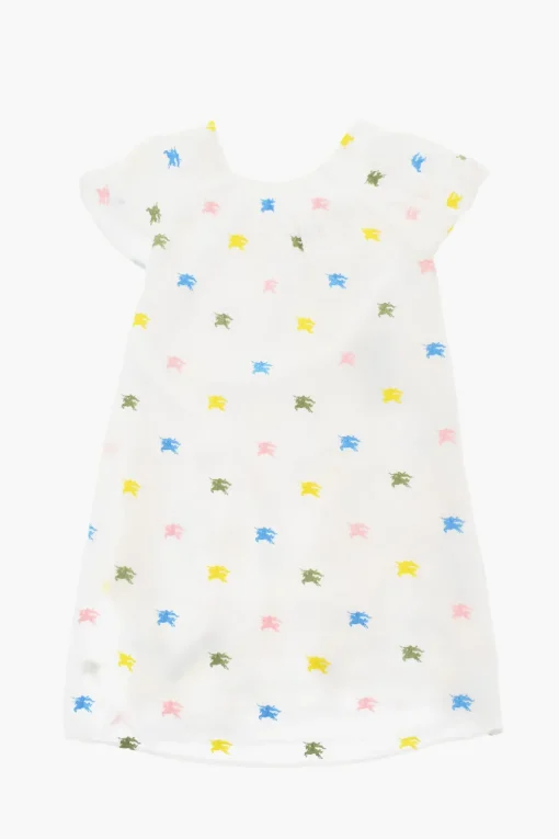 Sale Vestito DANALEE Svasato con Ricamo Monogram All-Over Abbigliamento