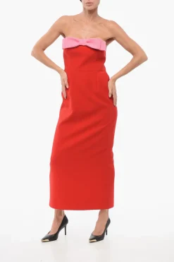 Vestito ELEA Off-the-shoulder con Fiocco>New Arrivals Outlet