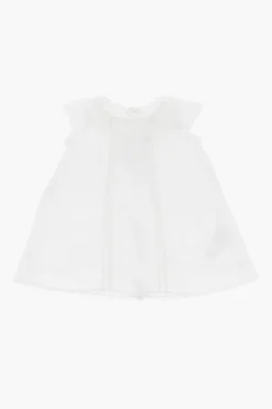 Outlet Vestito in Cotone a Tinta Unita Abbigliamento