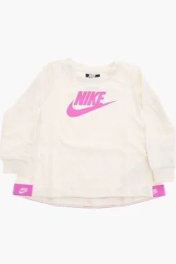vestito in Felpa girocollo con Stampa Logo>Nike KIDS Fashion
