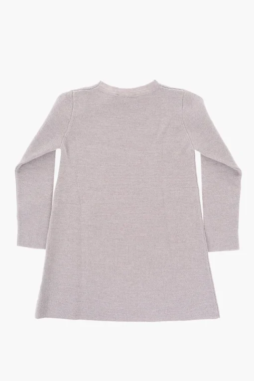 Vestito in Lana Vergine a Maniche Lunghe>Dior Kids Fashion