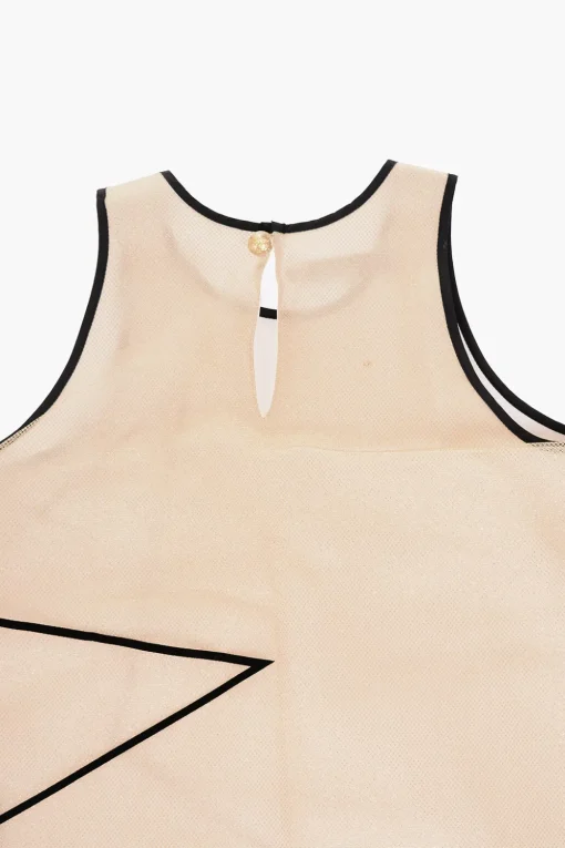 Best Vestito in Mesh Senza Maniche Abbigliamento