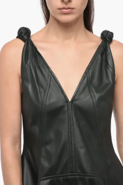 Vestito In Pelle Con Dettagli Annodati></noscript>Bottega Veneta Best