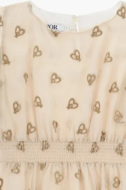 Best Vestito in Tulle con Ricami Glitterati Abbigliamento