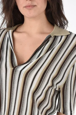 Vestito Jacquard Asimmetrico a Righe></noscript>Bottega Veneta Online