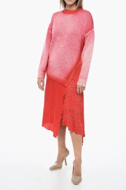 Vestito KIMOLOS Doppio Tessuto con Effetto Sfumato>Diesel Hot