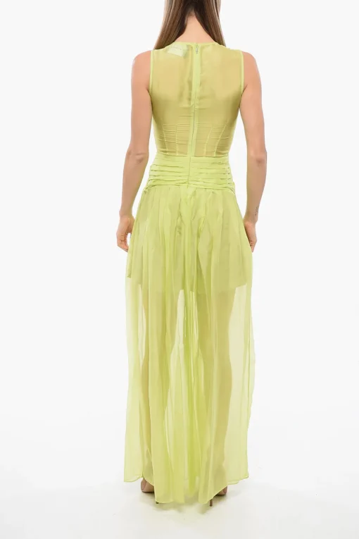 Sale Vestito KIMURA Smanicato con Ruches Donna Vestiti
