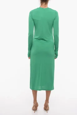 Discount Vestito LUNA a Manica Lunga con Dettaglio Cut-Out Donna Vestiti