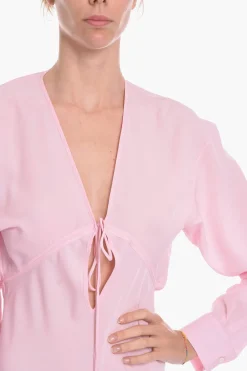 Discount Vestito Lungo GREBSEH in Crepe di Viscosa con Dettaglio Cut-out Donna Vestiti