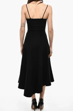 Vestito Lungo Senza Maniche In Misto Lana>Dsquared2 Clearance