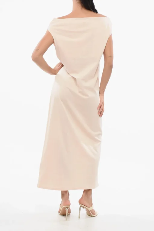 Online Vestito MARTIAL in Cotone Leggero con Scollo a Barca Donna Vestiti