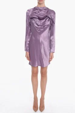 Best Vestito Midi BANDANA in Satin Donna Vestiti