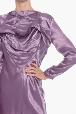 Best Vestito Midi BANDANA in Satin Donna Vestiti
