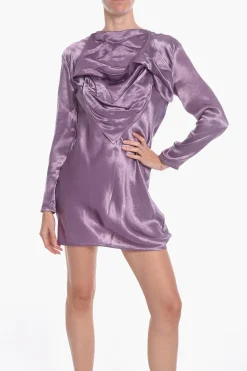 Best Vestito Midi BANDANA in Satin Donna Vestiti