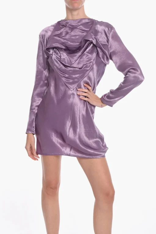 Best Vestito Midi BANDANA in Satin Donna Vestiti