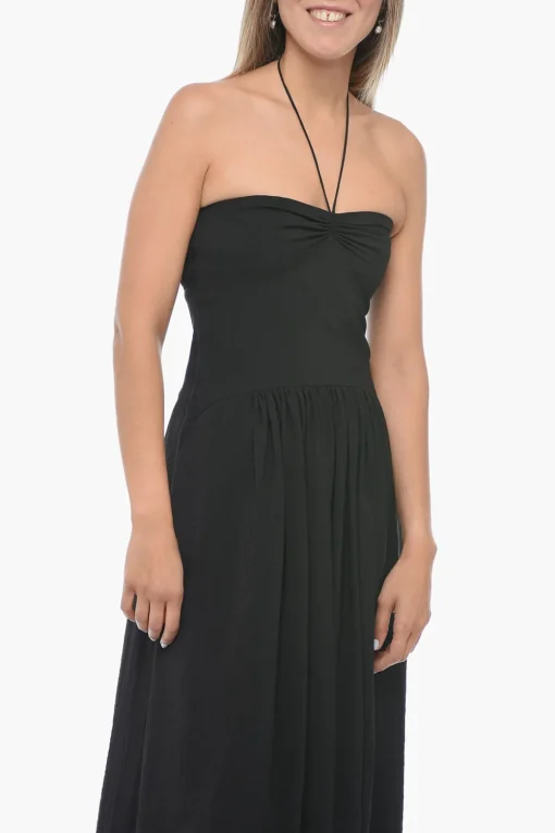 Best Vestito Midi Off-Shoulder con Design Svasato Donna Vestiti