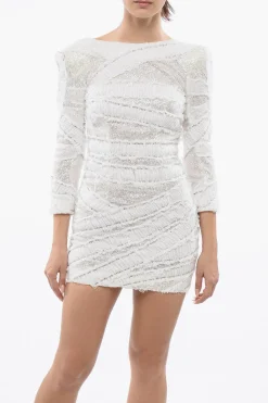 Online Vestito Mini Con paillettes E Scollo Sulla Schiena Donna Vestiti