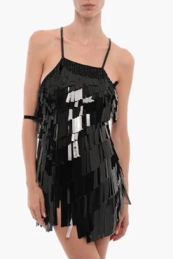 Vestito Mini Con piallettes E spacco Frontale></noscript>The Attico Online