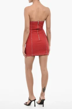 Vestito Mini Senza Spalline Con Lacci FrontalI>Dsquared2 Best