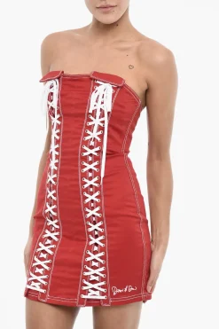Vestito Mini Senza Spalline Con Lacci FrontalI></noscript>Dsquared2 Best