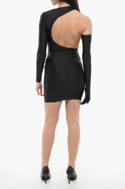 Online Vestito Monospalla con Dettaglio Cut Out Donna Vestiti