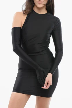 Online Vestito Monospalla con Dettaglio Cut Out Donna Vestiti
