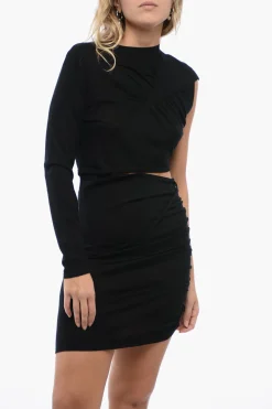 Vestito Monospalla Cut-Out con Dettaglio Drappeggiato></noscript>Isabel Marant New