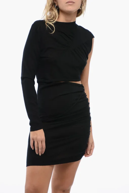 Vestito Monospalla Cut-Out con Dettaglio Drappeggiato>Isabel Marant New