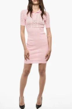 Vestito Polo Corto In Macramé>Dsquared2 Fashion