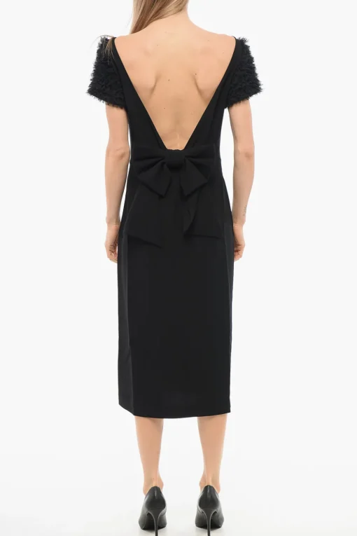 Best Vestito RAGLAN con Maniche in Tulle Donna Vestiti