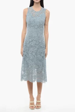 Vestito Ricamato con Sottoveste>Ermanno Scervino Clearance