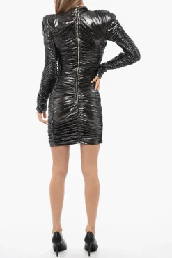 Vestito ROPE A Maniche Lunghe Drappeggiato>Balmain Online