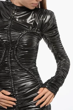 Vestito ROPE A Maniche Lunghe Drappeggiato></noscript>Balmain Online
