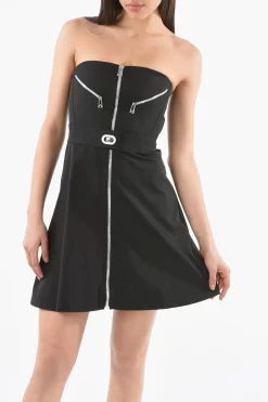 Best Vestito Senza Maniche Con Cintura E Zip Donna Vestiti
