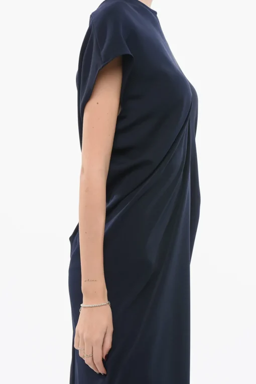Discount Vestito Smanicato con Dettaglio Raccolto Donna Vestiti