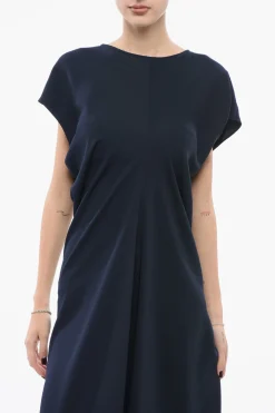 Discount Vestito Smanicato con Dettaglio Raccolto Donna Vestiti