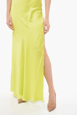 Vestito Sottoveste con Profondo Spacco Laterale></noscript>Dont At Me Label Fashion