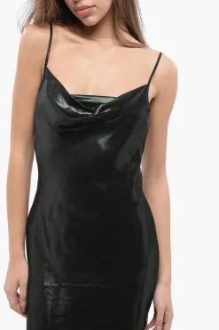 Vestito Sottoveste HADLEY in Raso Metallizzato></noscript>AllSaints Online