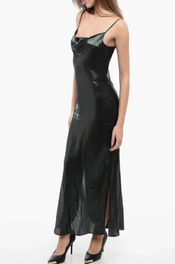 Vestito Sottoveste HADLEY in Raso Metallizzato></noscript>AllSaints Online