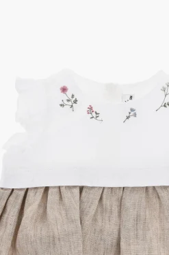 Vestito Svasato con Ricami>il gufo Outlet