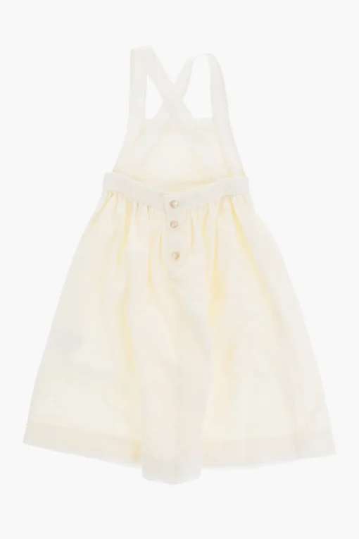 Vestito Svasato in Tinta Unita>Bonpoint Discount