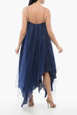 Clearance Vestito Svasato in Tulle Donna Vestiti
