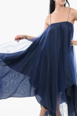 Clearance Vestito Svasato in Tulle Donna Vestiti