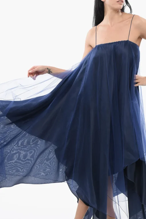 Clearance Vestito Svasato in Tulle Donna Vestiti