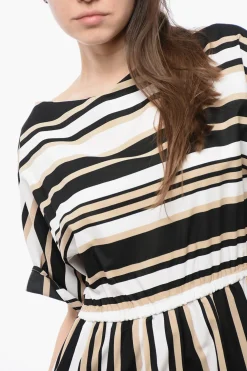Hot Vestito Svasato SCULLY a Righe Color Block Donna Vestiti