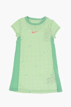 Vestito Tee a Quadri con Logo All-Over>Nike KIDS Fashion