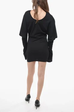 Vestito Tee a Tinta Unita con Manica Asimmetrica>Setchu Clearance