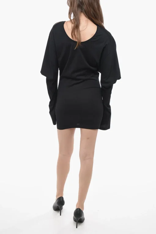Vestito Tee a Tinta Unita con Manica Asimmetrica>Setchu Clearance
