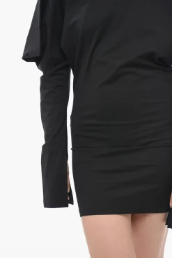 Vestito Tee a Tinta Unita con Manica Asimmetrica></noscript>Setchu Clearance